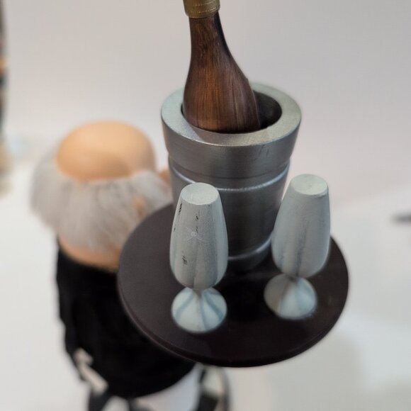 Vintage Zim's Heirloom Collectibles 2002 Wine Waiter Nutcracker 12-1/2" Tall - Picture 8 of 8